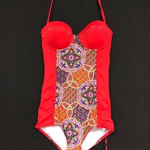 Valtos one piece swimming suit Red /size: M
